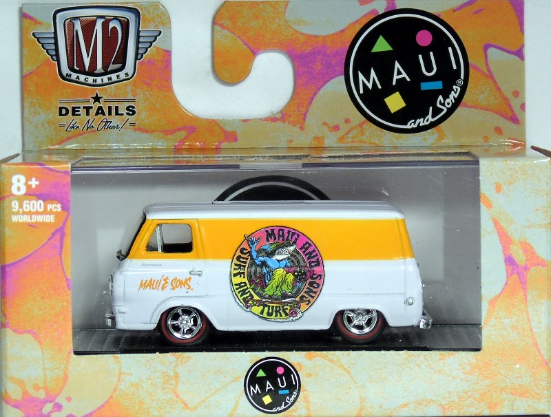 M2 Machines AUTO-TRUCKS Release 70 1965 Ford Econoline Van MAUI & SONS